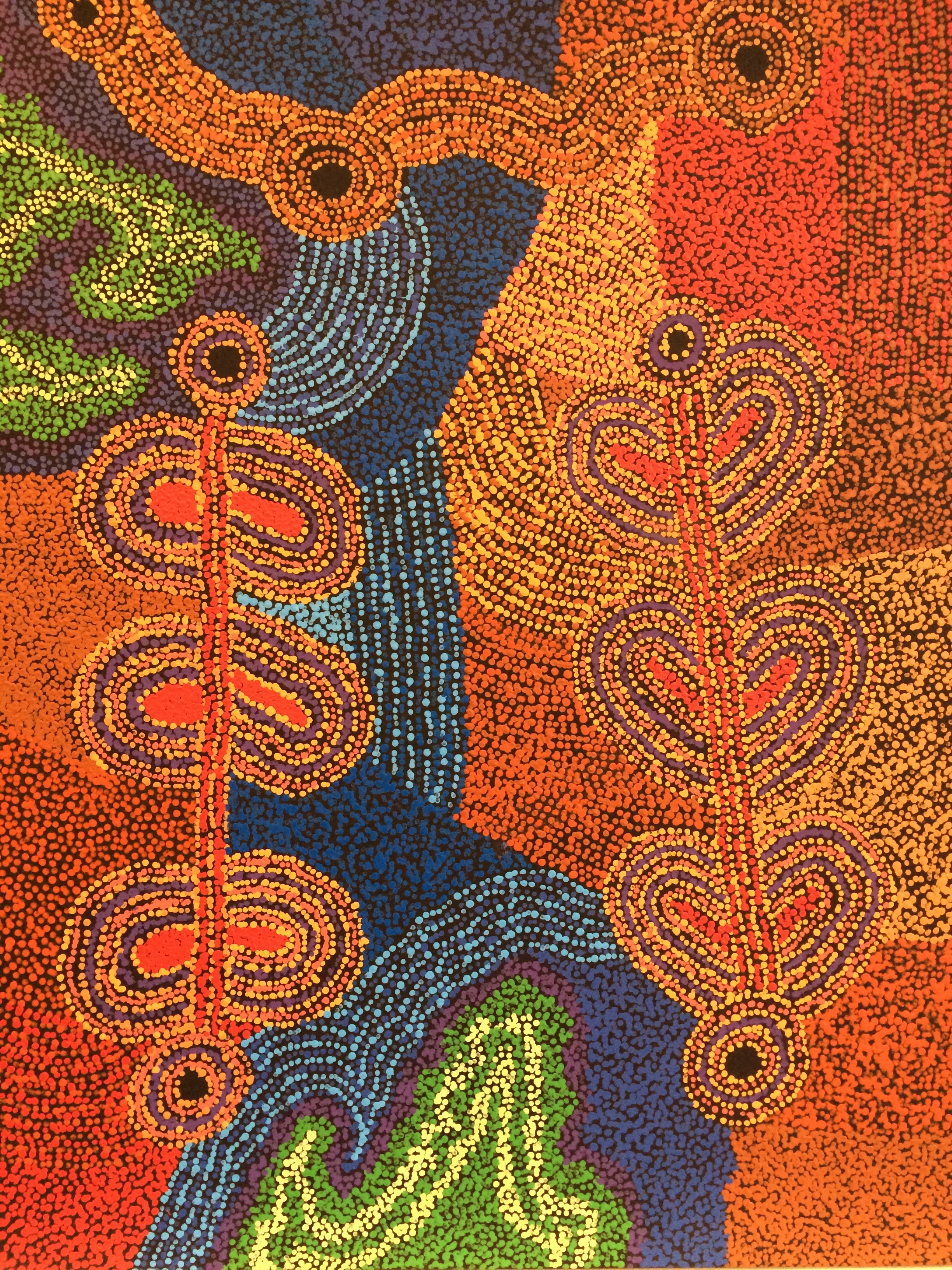 Sugar bag Art d Australie Peinture aborigène